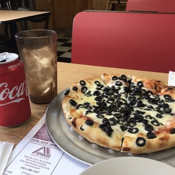 Santoros Pizza - Small Pizza with Black Olives - Pizza Near Me - Coventry, Rhode Island