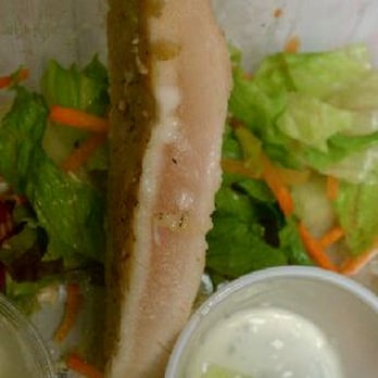 Galveston College - Chicken caesar salad with grilled chicken breast that was raw in the middle - Colleges & Universities Near Me - Galveston, Texas