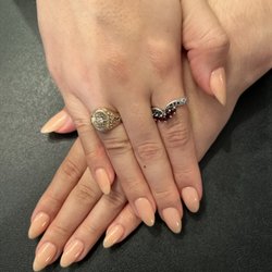 Magic Nails Salon & Spa - Almond nude nails by Vivian