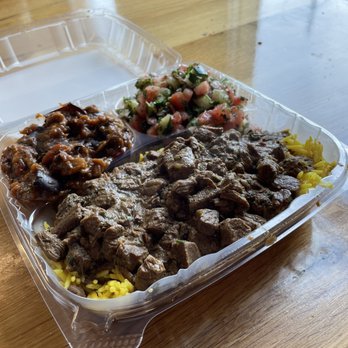 Tajine House Columbus - Beef, Cucumber Salad, eggplant - Moroccan Near Me - Columbus, Ohio