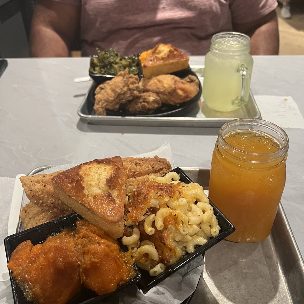 Cornbread Brooklyn - Me: Fried Chicken 3 Pieces with 2 Sides, lemonade My GF: Fried Catfish 2 Pieces with 2 Sides, southern twang - Soul Food Near Me - Brooklyn, New York Cornbread Brooklyn - Me: Fried Chicken 3 Pieces with 2 Sides, lemonade My GF: Fried Catfish 2 Pieces with 2 Sides, southern twang - Soul Food Near Me - Brooklyn, New York