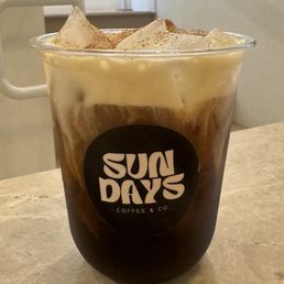 Banana cold foam cold brew