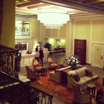 Mayflower Park Hotel - Lobby from above lounge area. - Hotels Near Me - Seattle, Washington Mayflower Park Hotel - Lobby from above lounge area. - Hotels Near Me - Seattle, Washington