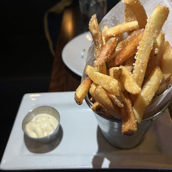 Basso Restaurant & Wine Bar - Mediterranean Fries Al Pecorino Tartufo with Lemon Aioli - Mediterranean Near Me - Westport, Connecticut Basso Restaurant & Wine Bar - Mediterranean Fries Al Pecorino Tartufo with Lemon Aioli - Mediterranean Near Me - Westport, Connecticut