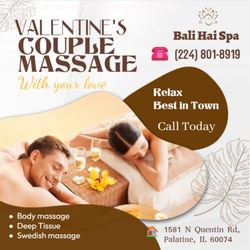 Bali Hai Spa - It's a massage experience for two that has real benefits, for physical, mental, and relationship health...