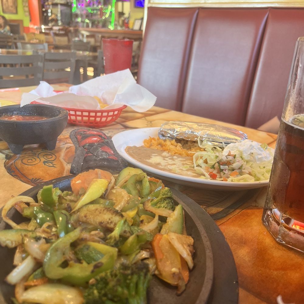 Veggie fajitas
