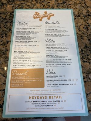 Menu photo 2 Heydays South Bruce Peninsula, ON Menu photo 2 Heydays South Bruce Peninsula, ON
