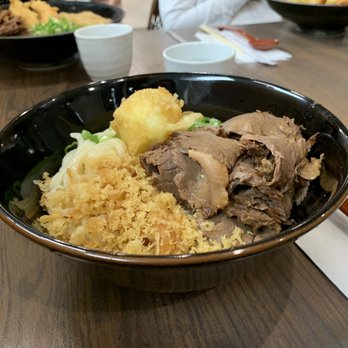 Motonobu Udon - Niku cold udon - Japanese Near Me - Vancouver, British Columbia