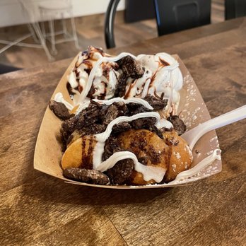 Millie's Ice Cream - Panda Bear Pancake Poppers - holy moly. - Ice Cream & Frozen Yogurt Near Me - Franklin, Indiana Millie's Ice Cream - Panda Bear Pancake Poppers - holy moly. - Ice Cream & Frozen Yogurt Near Me - Franklin, Indiana