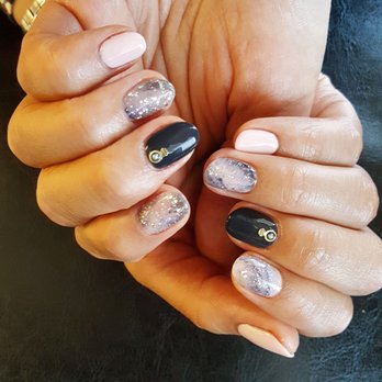 Magic Nails - Marbled galactica - Nail Salons Near Me - Ypsilanti, Michigan