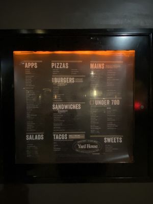 Menu photo 6 Yard House Oxnard, CA
