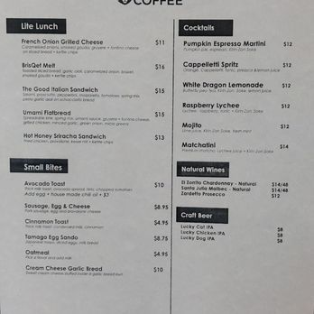 Qreate Coffee - Fall menu - Coffee & Tea Near Me - Orlando, Florida