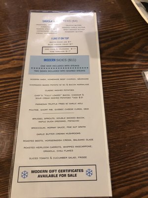 Menu photo 3 Modern Steak Calgary, AB