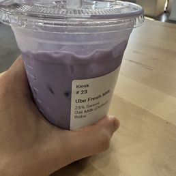 Ube drink on special Ube drink on special