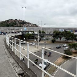 Estação Maracanã - View of the Maracana station coming from the stadium