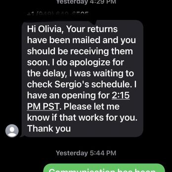 Semper Tax Relief - 1/3 after expressing severe frustration in the group chat I was added to I got this. - Tax Law Near Me - Pasadena, California Semper Tax Relief - 1/3 after expressing severe frustration in the group chat I was added to I got this. - Tax Law Near Me - Pasadena, California