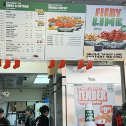 Wingstop - Menu 1 of 2 Dec 2025