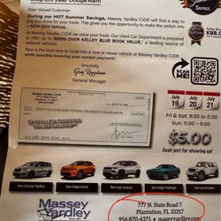 Massey Yardley Jeep Chrysler Dodge Ram