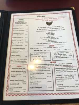 Menu photo 8 Pete's Henny Penny Restaurant Petaluma, CA