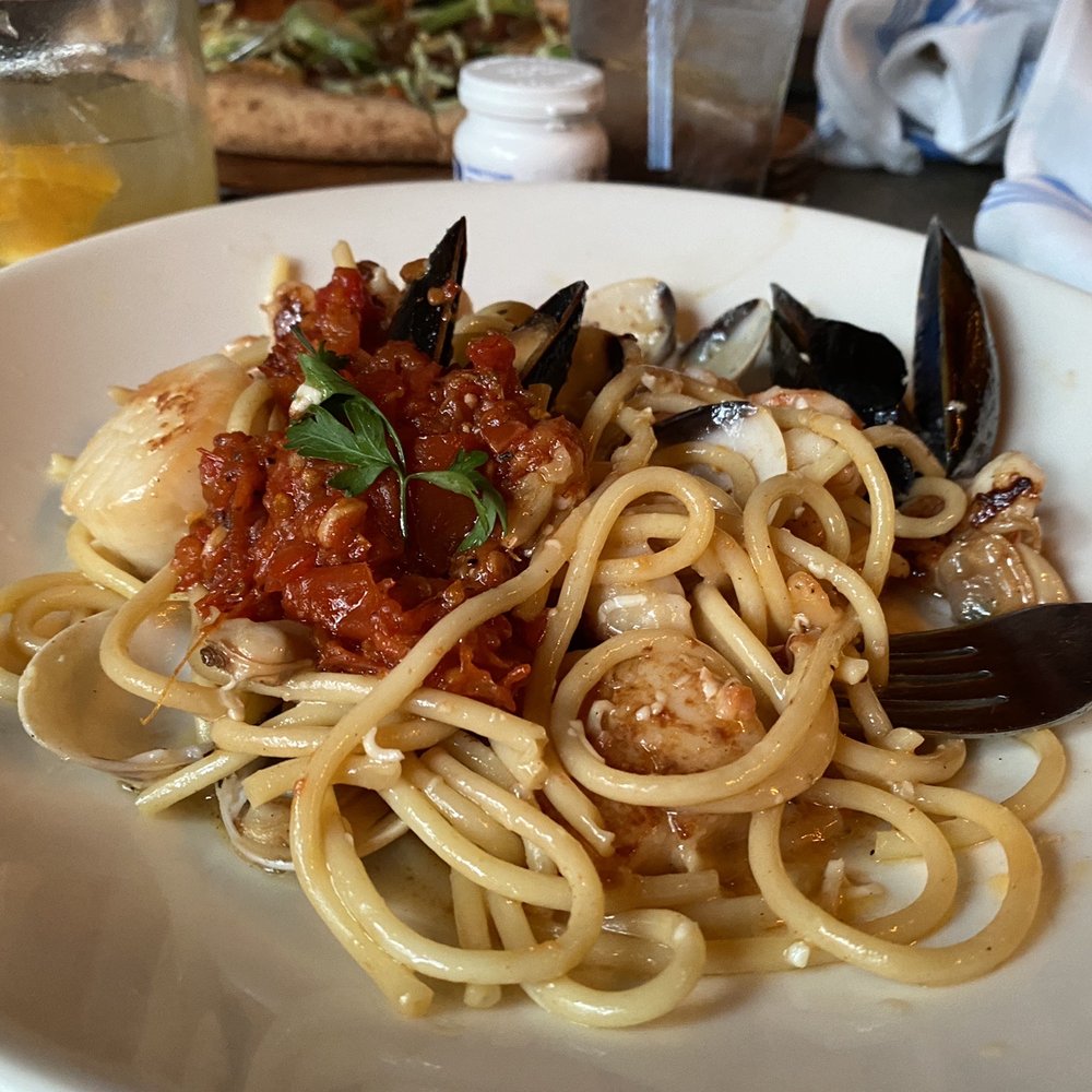 TruFire - Seafood pasta - New American Near Me - Frisco, Texas TruFire - Seafood pasta - New American Near Me - Frisco, Texas