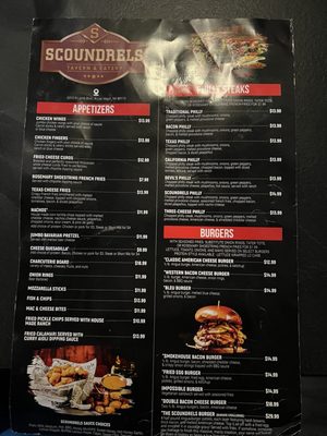 Menu photo 5 Scoundrels Tavern & Eatery North Las Vegas, NV