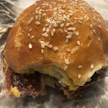 Hero Doughnuts - conecuh egg cheese breakfast sandwich - Donuts Near Me - Homewood, Alabama Hero Doughnuts - conecuh egg cheese breakfast sandwich - Donuts Near Me - Homewood, Alabama