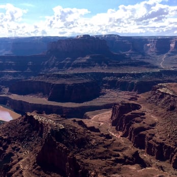 Dead Horse Point State Park - Far right is Shafer Rd - Hiking Near Me - Moab, Utah