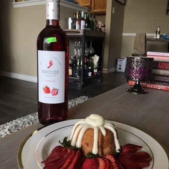 Nothing Bundt Cakes - Enjoyed my strawberries and cream bundt with some fresh fruit and strawberry moscato - Bakeries Near Me - Baton Rouge, Louisiana Nothing Bundt Cakes - Enjoyed my strawberries and cream bundt with some fresh fruit and strawberry moscato - Bakeries Near Me - Baton Rouge, Louisiana