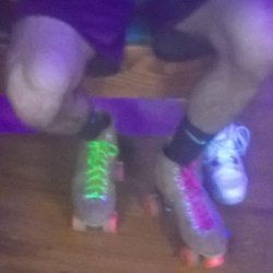 Zone One Family Entertainment Complex - Yup! Real roller skates.