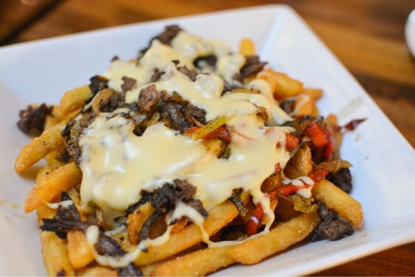 Photo of Sierra Nevada Taproom & Restaurant - Chico, CA, US. Philly Cheese Fries