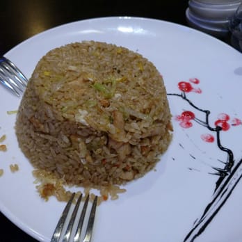 Osaka - Chicken fried rice. Nothing special. Cute plate art though. - Japanese Near Me - Shoreham, New York Osaka - Chicken fried rice. Nothing special. Cute plate art though. - Japanese Near Me - Shoreham, New York
