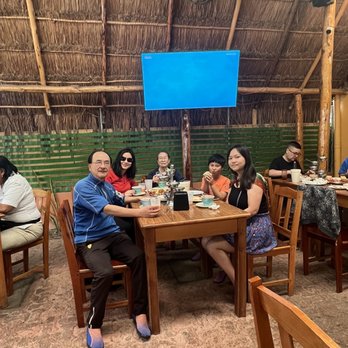 Tropi Tacos - Whole family eating yummy stuff. - Tacos Near Me - Tulum, ROO