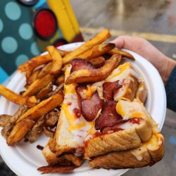 Kdays - Pepperoni grilled cheese for $18