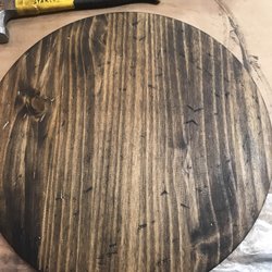 Board & Brush Glen Mills - Stained wood.