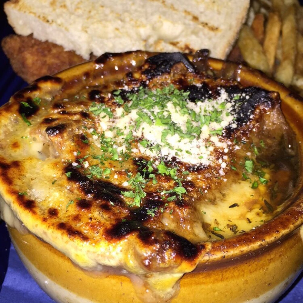 Wunderbar Bistro - French onion soup, buffalo chicken sandwich, and hand cut fries - American Near Me - Hudson, New York Wunderbar Bistro - French onion soup, buffalo chicken sandwich, and hand cut fries - American Near Me - Hudson, New York