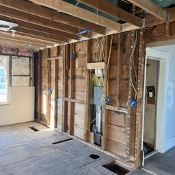 Orange Construction Company - Kitchen demolished