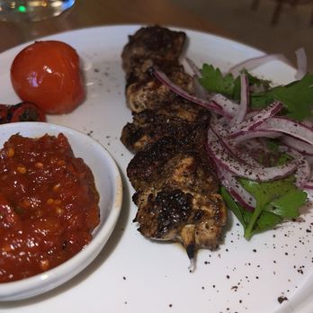 Elektra - HONEY HARISSA CHICKEN with grilled pepper & tomato and sumac onions - Mediterranean Near Me - Atlanta, Georgia Elektra - HONEY HARISSA CHICKEN with grilled pepper & tomato and sumac onions - Mediterranean Near Me - Atlanta, Georgia