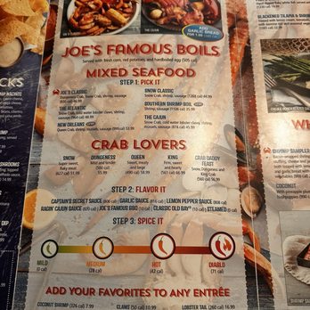 Joe's Crab Shack - More of the menu - Seafood Near Me - Oceanside, California Joe's Crab Shack - More of the menu - Seafood Near Me - Oceanside, California
