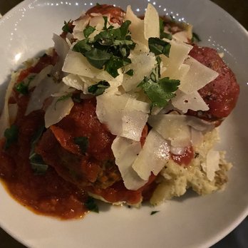 The Open Door - Meatballs and marinara with mashed potatoes. Sounds odd but definitely get it! Comes with a very large beet salad or soup for only $16. - New American Near Me - Sisters, Oregon The Open Door - Meatballs and marinara with mashed potatoes. Sounds odd but definitely get it! Comes with a very large beet salad or soup for only $16. - New American Near Me - Sisters, Oregon