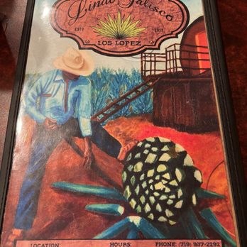 Lindo Jalisco - Menu Cover - Mexican Near Me - Alamosa, Colorado Lindo Jalisco - Menu Cover - Mexican Near Me - Alamosa, Colorado