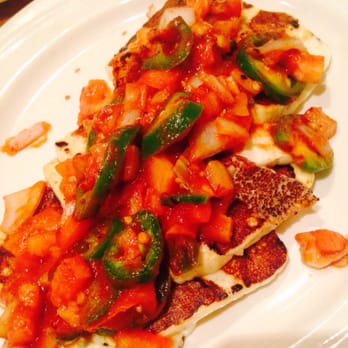 Canton Regio - Mexican Cheese appetizer with tomatoes and jalapeños... - Mexican Near Me - Chicago, Illinois