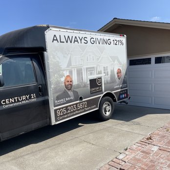 Jameel Batshon & Ramez Bahu - Cornerstone - The Century 21 box truck on loan to me to help me move. - Real Estate Agents Near Me Jameel Batshon & Ramez Bahu - Cornerstone - The Century 21 box truck on loan to me to help me move. - Real Estate Agents Near Me