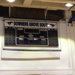 Downers Grove South High School - Antique Scoreboard!