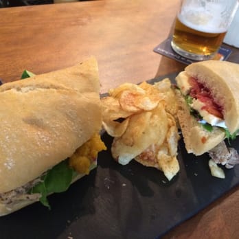 The Orchard - Ciabattas: we shared 2. Brie, cranberry, greens & bacon. Pulled pork & apple relish. Yum! - Bars Near Me - Edinburgh, EDH The Orchard - Ciabattas: we shared 2. Brie, cranberry, greens & bacon. Pulled pork & apple relish. Yum! - Bars Near Me - Edinburgh, EDH
