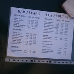 Los Albures - Carta