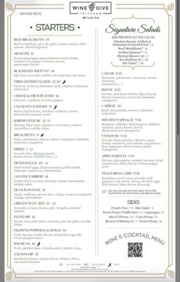 Menu photo 2 Wine Dive Wichita, KS