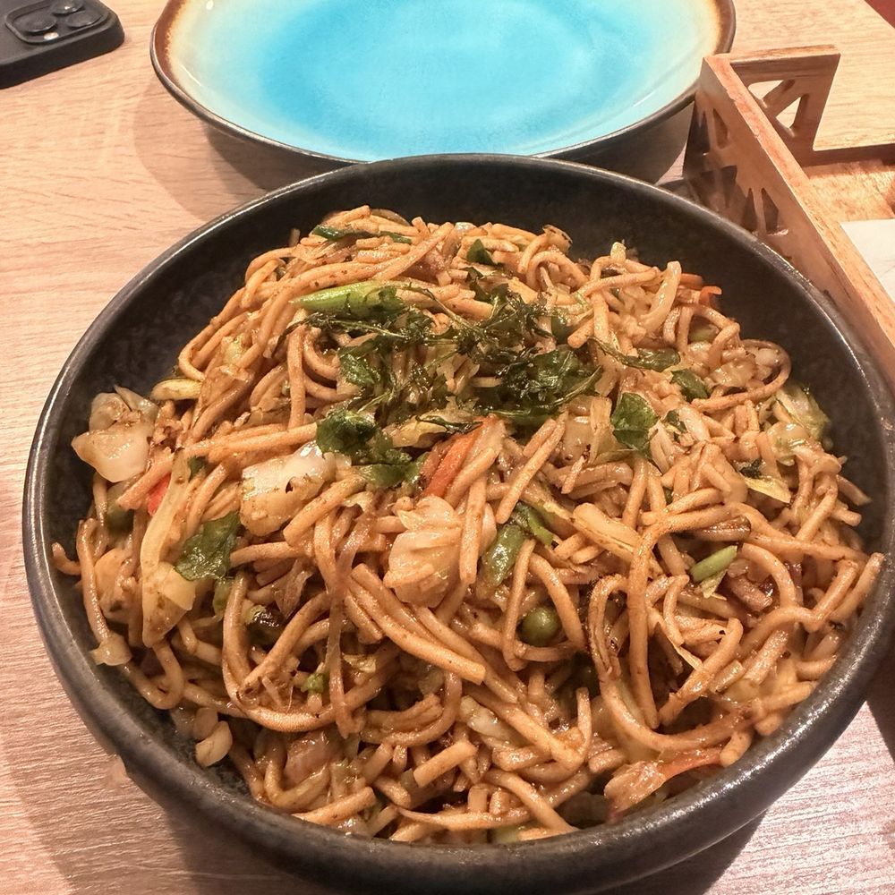 Veg Hakka noodles