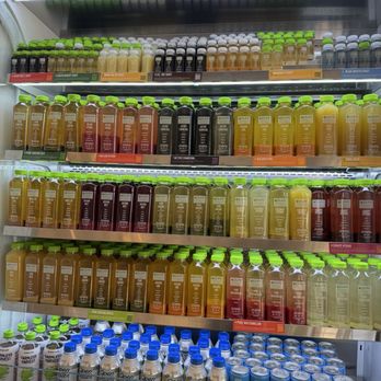 Pure Green - Juice display case - Juice Bars & Smoothies Near Me - San Diego, California