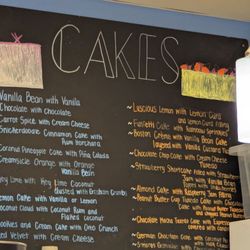 The Buzz - Cake menu