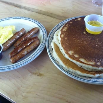 Sweet Tea Express - Pancakes, eggs, and sausage and for a great price! It was very filling and tasty. - Southern Near Me - Medford, Oregon Sweet Tea Express - Pancakes, eggs, and sausage and for a great price! It was very filling and tasty. - Southern Near Me - Medford, Oregon